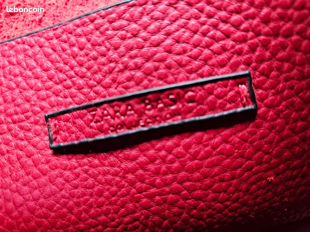 Sac "seau" - Rouge - Zara (image 5)