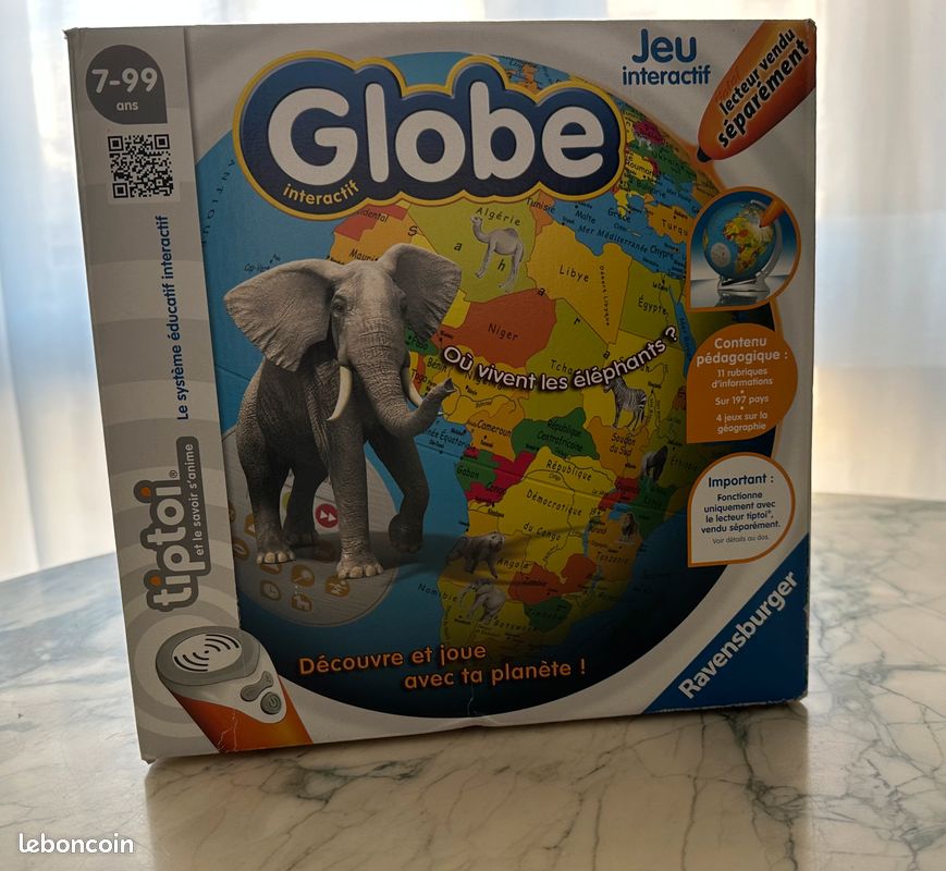 VENDU - Globe jeu interactif tiptoi – Tour du monde (Ravensburger) 7 - 99 ans (image 8)