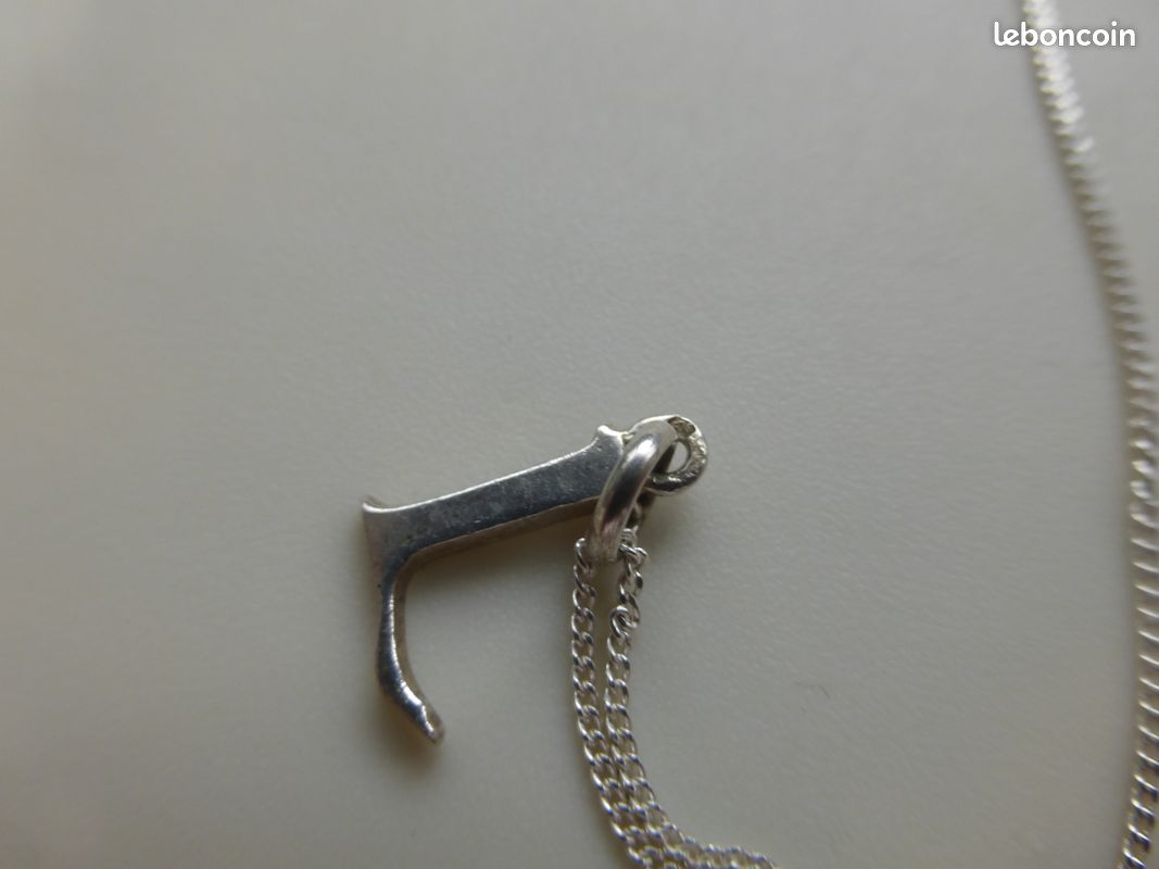 Collier à Chaînes En Argent Massif 925 - Taille 56 - Occasion