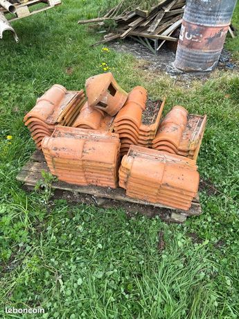 Tuiles canal anciennes d'occasion - Bricolage