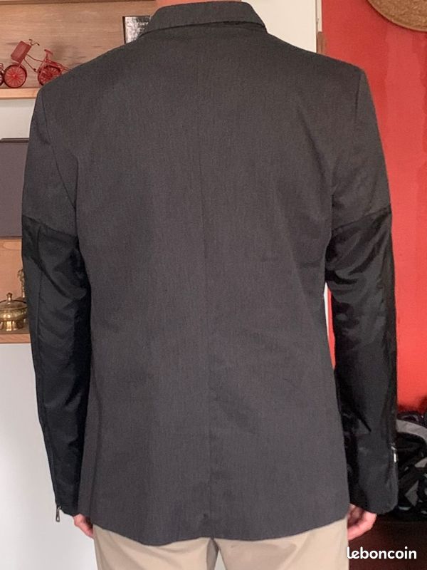Veste Zara anthracite et noire (image 2)