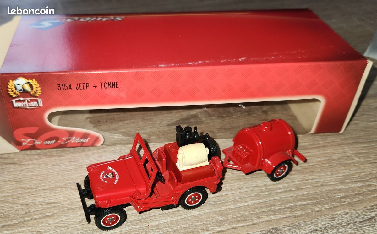 SOLIDO 1/43 JEEP Willys Pompiers EUR 7,95 - FR