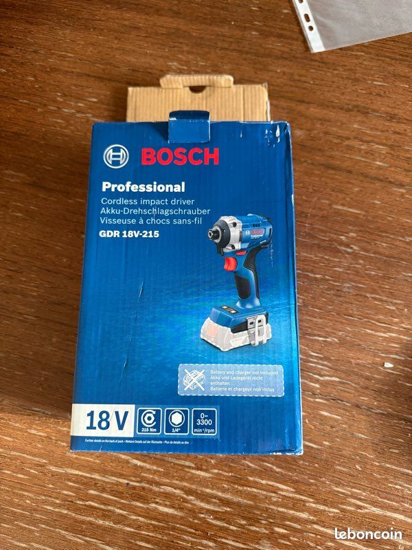 Bosch pro visseuse à choc GDR 18Volt 215 (image 1)