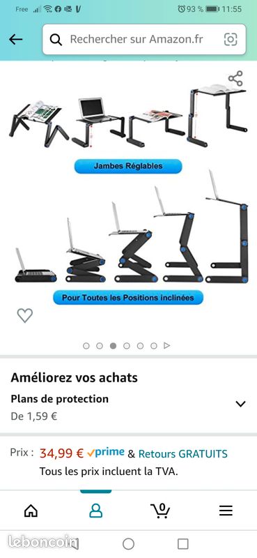 Tablette suport pc livre (image 4)