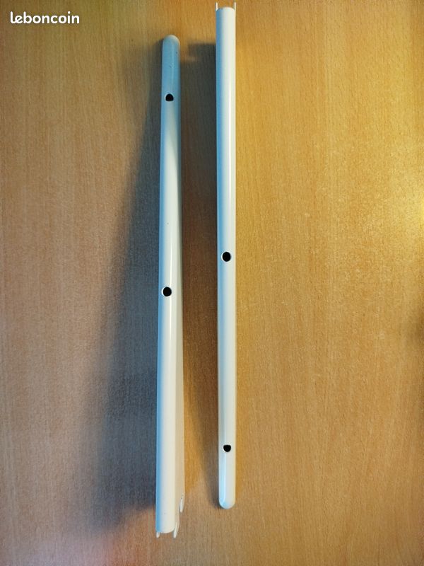 Lot de 2 consoles double blancs 32 cm (image 3)