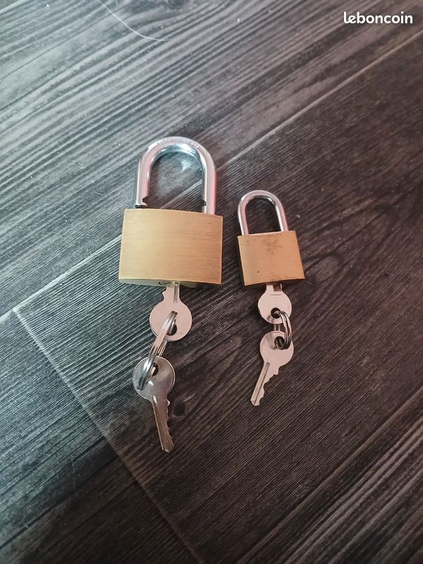 2 Cadenas avec 2 clés (image 1)