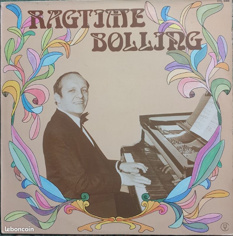 Vinyle 33T : Ragtime Bolling/ Claude Bolling Piano-Solo (image 1)