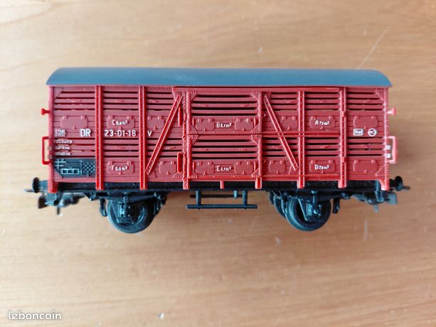 Wagon Couvert BEMO HOm Cardinal 2275 - Train électrique - Occasion Boîte