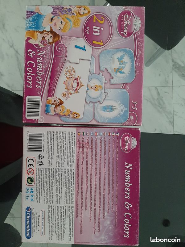 Jeu Disney Princesses nombres et couleurs (image 1)