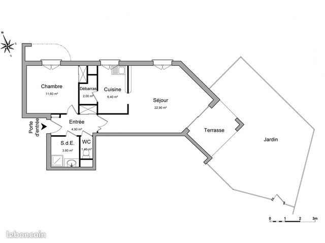 Appartement 2 pièces 53 m² - Lons 64140 (image principale 0)