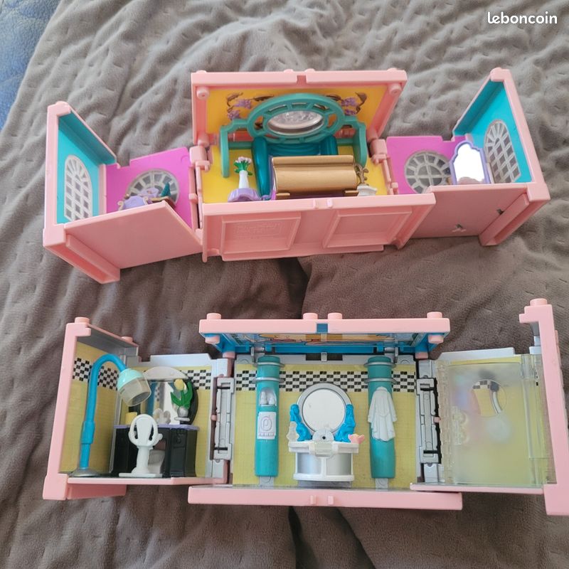 Polly pocket rose a etage bluebird sans personnage (image 2)