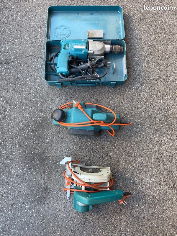 Lot perceuse raboteuse scie circulaire (image 1)
