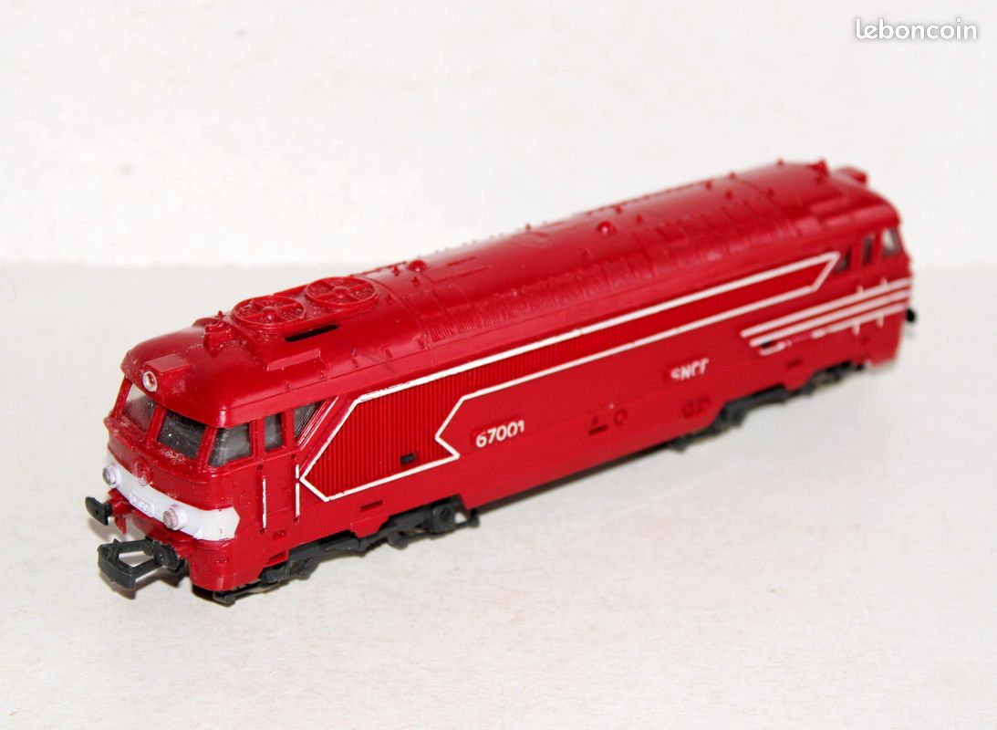 Locomotive Diesel Jouef BB 67001 SNCF échelle HO (1:87) - Vintage, Pour Collectionneur