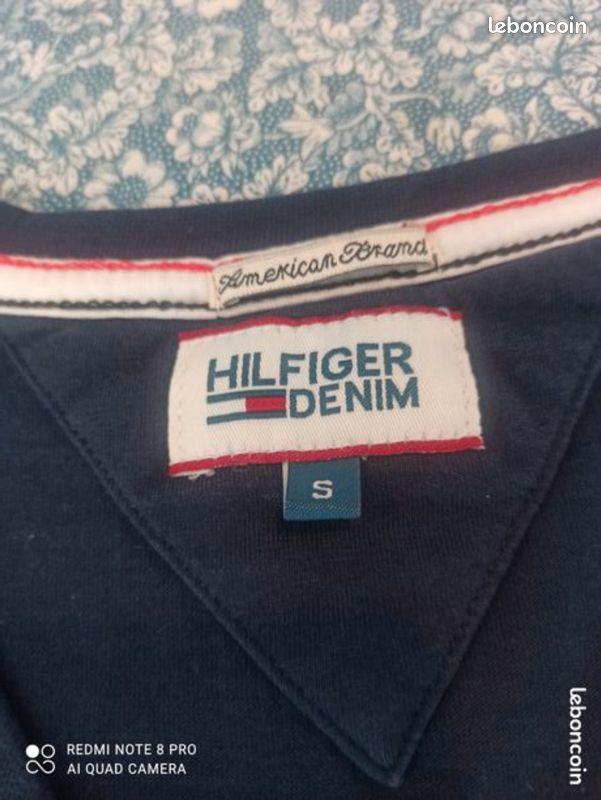 Tee-shirt Marine, col V, T S, Tommy Hilfiger (image 7)