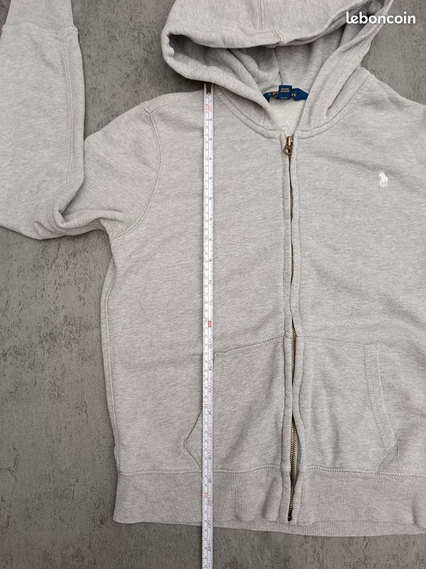 Sweat Zippé Sweat Gris Ralph Lauren Femme Veste à Capuche Gris