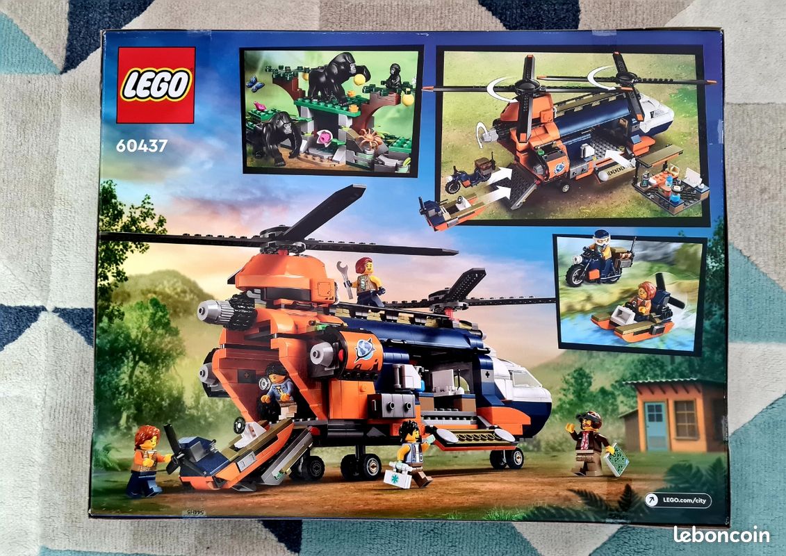 đ lego city 60437 â hĂ©licoptĂšre explorateur jungle â neuf scellĂ© đ (image 2)