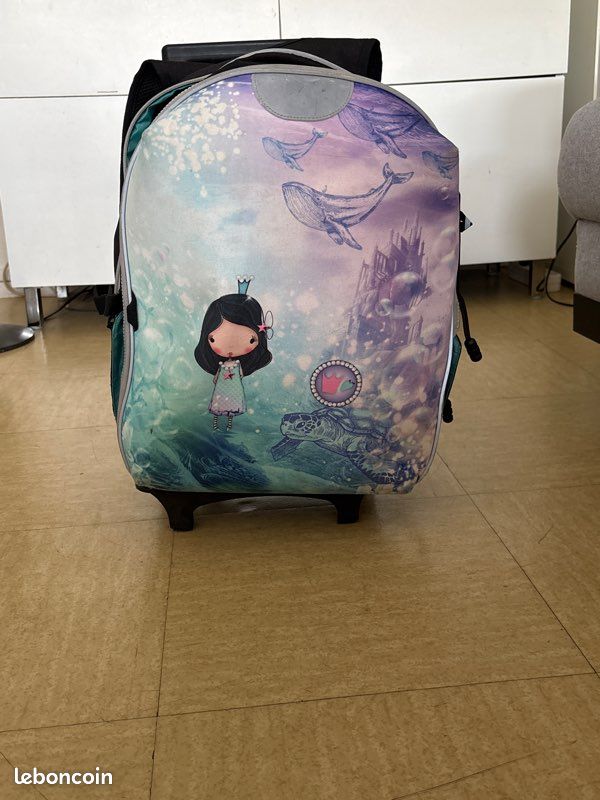 Cartable à roulettes à face interchangeables (image 1)