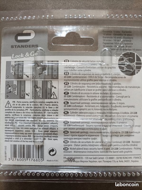 Cylindre Standers 30 / 60 (image 2)