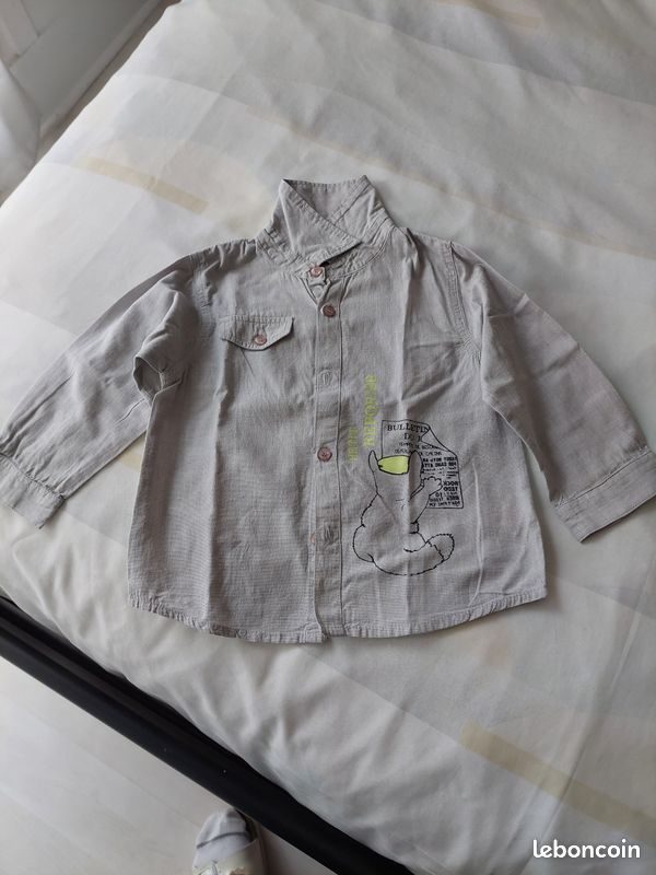 Lot de 4 teeshirts et deux chemises manches longues 18 et 24 mois (image 5)