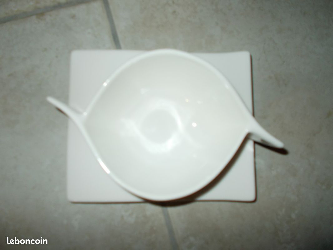 Bol + assiette villeroy et boch modéle new wave vintage moderne réassortiment (image 2)