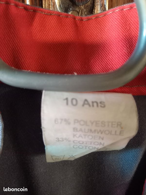 Combinaison cotte travail enfant Taille 10 ans (image 3)