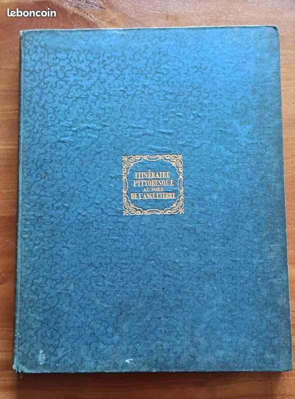 Itinéraire pittoresque au Nord de l'Angleterre / RARE / 1834 Livre Ancien (image 1)