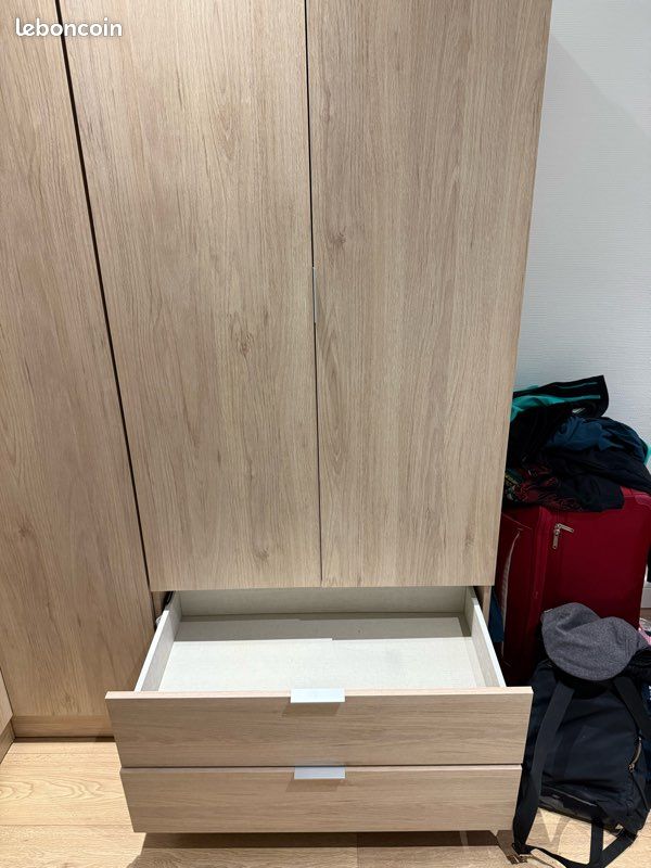 Armoire bois clair Maisons du Monde – très bon état (image 2)
