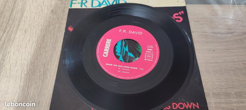 45 tours vinyle F-R David Words (image 4)
