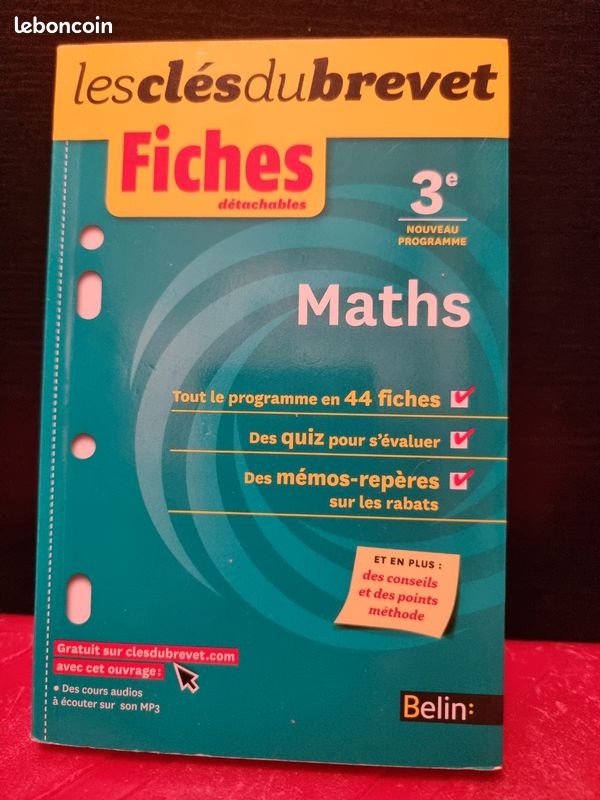 Fiches de brevet 3eme MATHS (image 2)