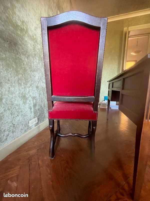 Chaise Louis XIII Os de mouton (image 3)