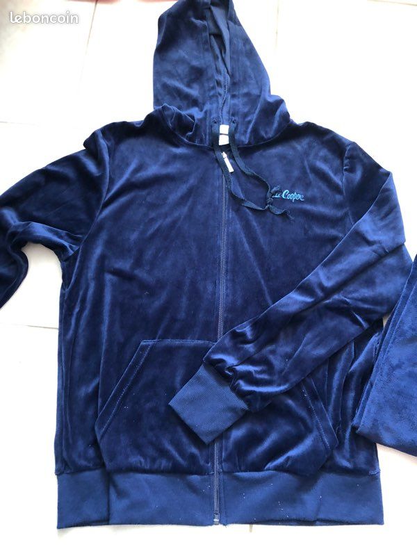 Velvet Ensemble Jogging Velours Homme Capuche Jogging En Velour