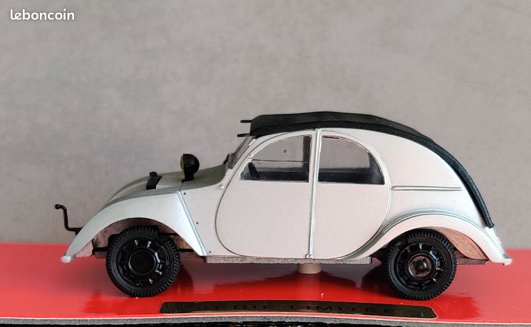 Miniature Norev Ligne Noire 1/43 - Citroën 2CV Pick-up Prototype 1939, Kaki