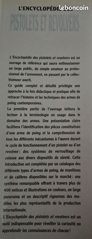 L'Encyclopédie des Pistolets et des Révolvers (image 3)