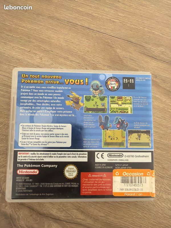 Jeu avec boîte Pokémon donjon mystère (image 3)