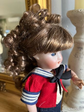 Ancien Sac à Main BLEUETTE Pour Poupée - état Vintage Super Mignon Avec Petites Retouches à Faire