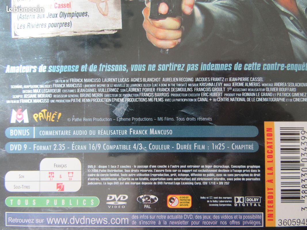 DVD "CONTRE ENQUETE" - Franck Mancuso (image 4)