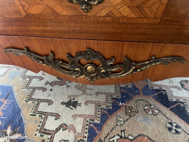 Commode ancienne style Louis XV décoration château (image 7)