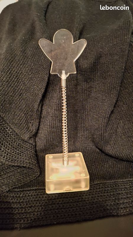 Déco lumineuse sur ressort socle, en forme de fantôme, 23 cm (image 2)
