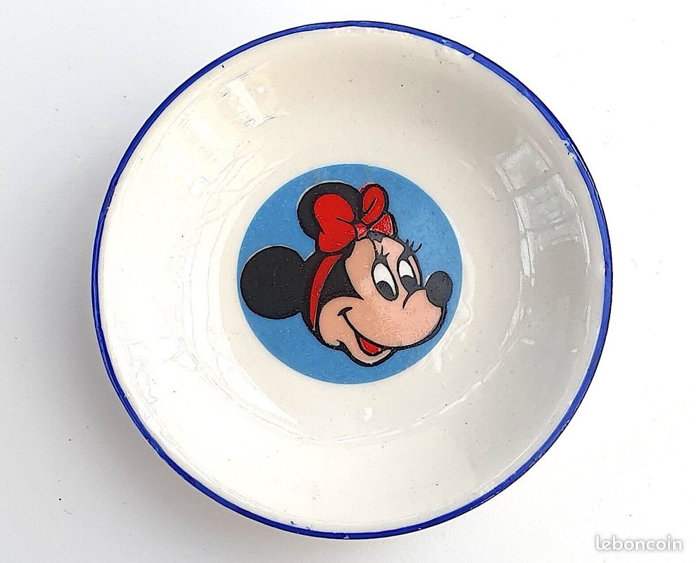Dînette mini ancienne service à café céramique walt disney mickey donald daisy - Collection