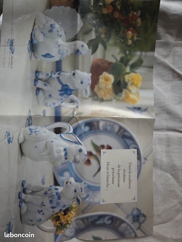 Petits pichets à lait/crème en porcelaine (image 4)