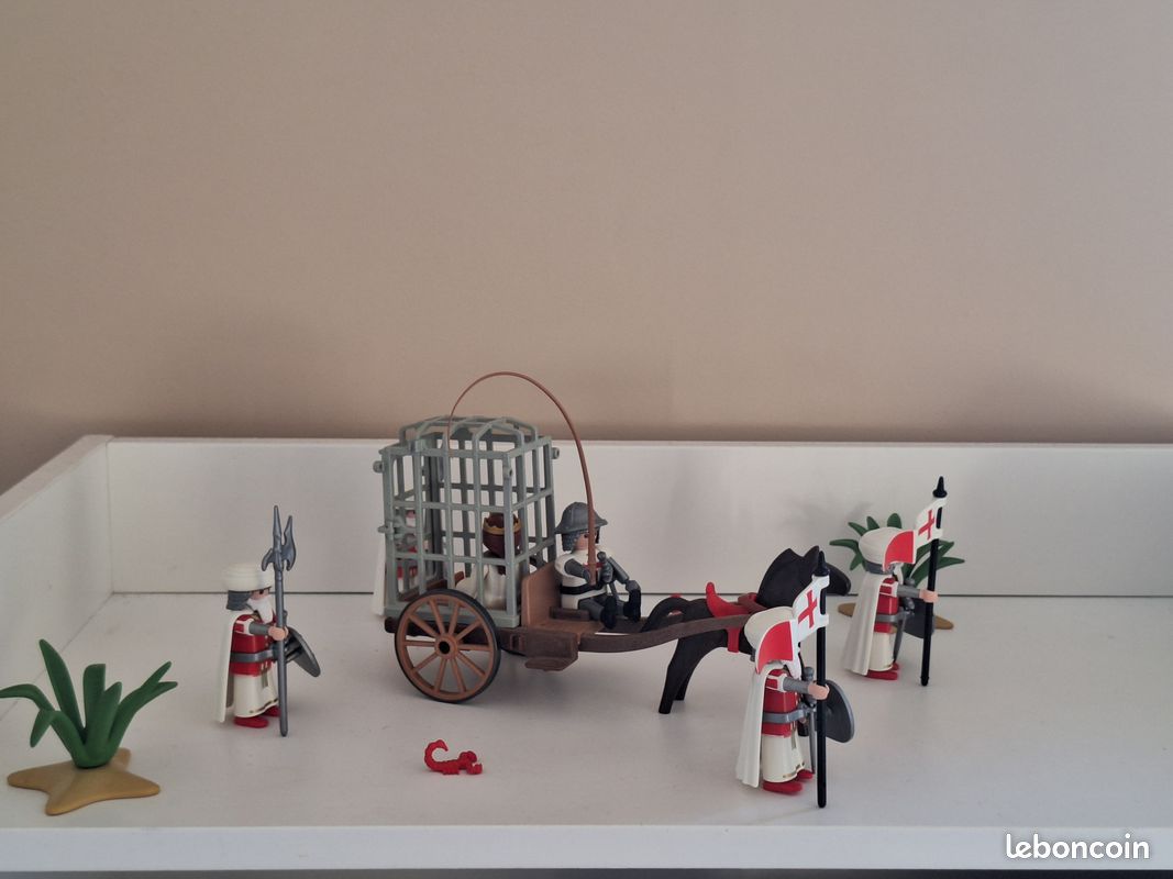 Figurines Playmobil Personnages Perses/sarrasins/croisade/templiers - Occasion, Thème Princes Et Chevaliers