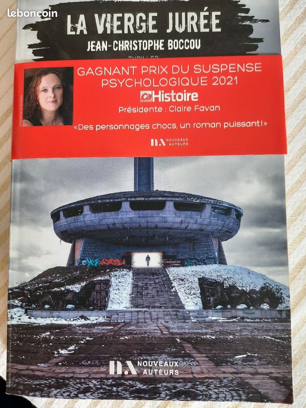 Livre " la vierge jurée" JC Boccou (image 2)