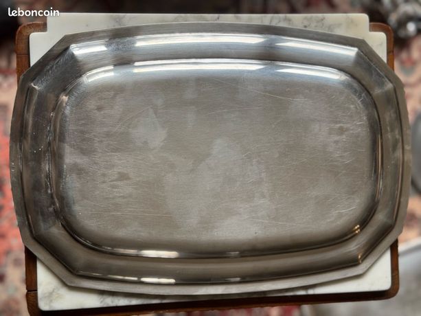 Gourmette Art Déco En Argent 925 - Longueur 20cm, Largeur 7mm, Occasion, Poinçonné