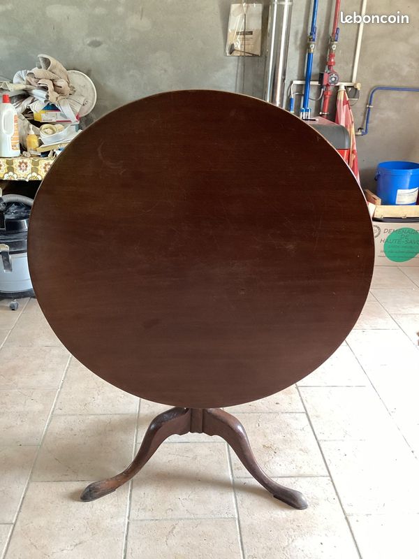 Table ronde bois (image 4)