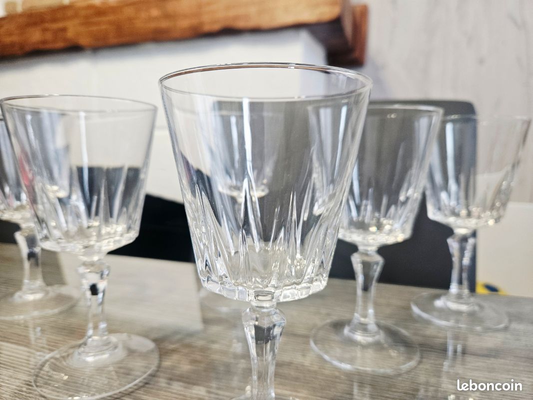 6 Verres à Eau 27cl Lady Diamond - Cristal D'arques - Verre Ultra Transparent Au Design Vintage 6 Verres à Eau 27cl Lady Diamond - Cristal D'arques - Verre Ultra Transparent Au Design Vintage