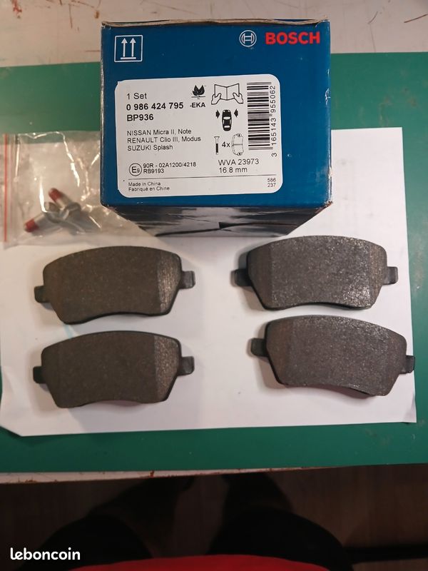 Plaquettes de frein (image 1)