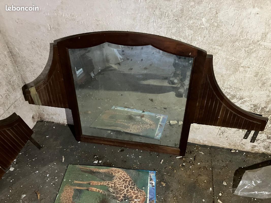 Buffet bahut avec marbre et miroirs (image 9)