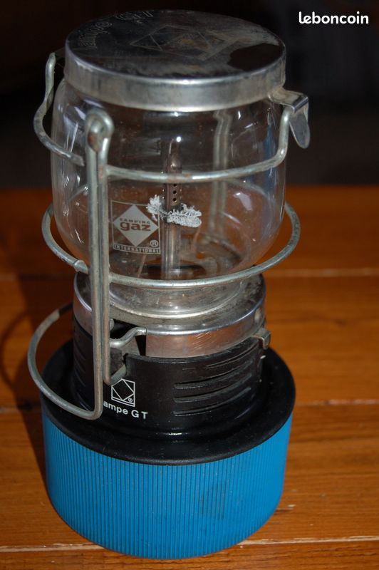 Lampe lanterne Camping Gaz allumage automatique automatic. Camping