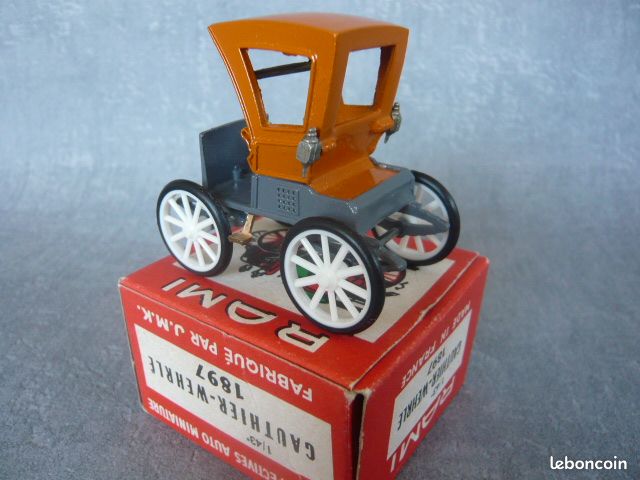 Miniature Delahaye Phaéton 1904 - Rami JMK 81R - 1/43 - France - État Correct (boîte Incluse)