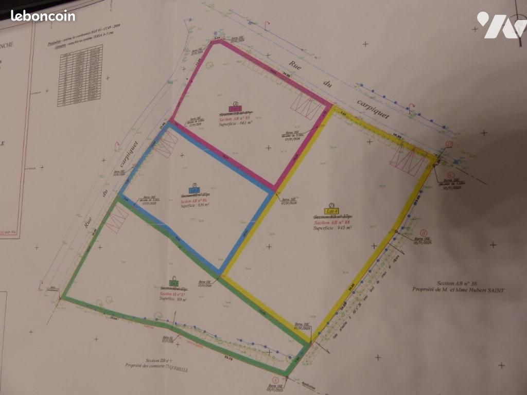 Terrain 945 m² · à La Haye · 945 m² · 50 477 €